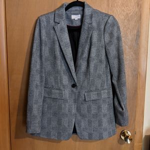 LOFT plaid blazer.